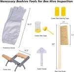 20-Piece Beekeeping Starter Kit with Smoker and Tools
