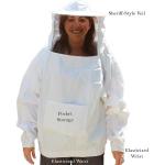Lightweight 4XL Unisex Beekeeper Jacket with Veil