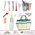 Beekeeping Equipment Set with Gloves and Tote