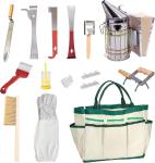 Beekeeping Equipment Set with Gloves and Tote