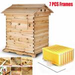Bee Hive House Set with 7 Free Honey Frames