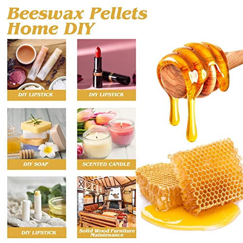 Organic Beeswax Pellets - Ideal for DIY Projects