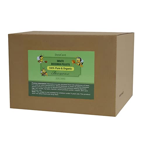 Organic Beeswax Pellets - Ideal for DIY Projects