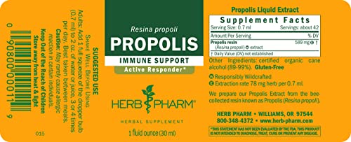 Beekeeping Immune Boost: Herb Pharm Propolis Extract