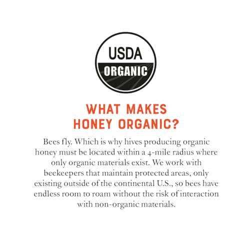 Nate's Organic Raw-Unfiltered Honey - 32oz - USDA Certified