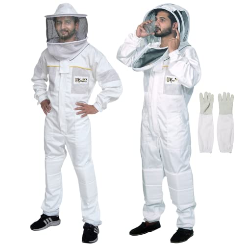 Polly Cotton Bee Suit with Ultra Ventilation & Accessories