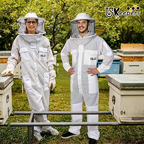 USKEEPERS Bee Suit with Gloves & Veils 