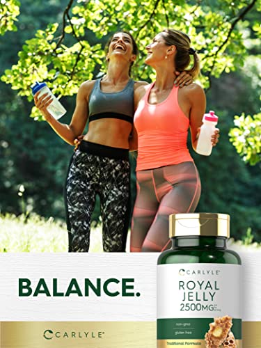 Carlyle Royal Jelly Capsule | 2500mg | 120 Count | Traditional Supplement
