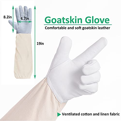 Unisex Professional Bee Suit with Glove & Hood