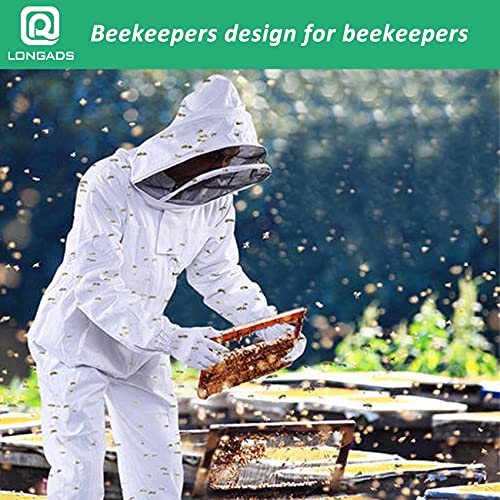 Unisex Professional Bee Suit with Glove & Hood