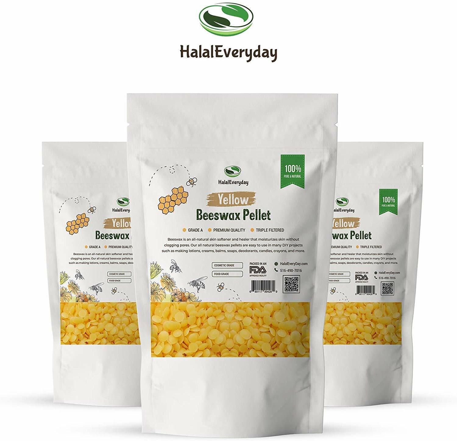 Pure Organic Beeswax Pellets White & Yellow Bulk