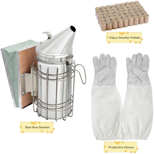 12 PCS Beekeeping Starter Kit, All-in-One Bee Supplies