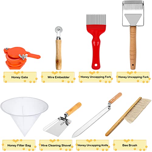 Complete Beekeepers Kit: 30 Tools, Supplies for Beekeeping