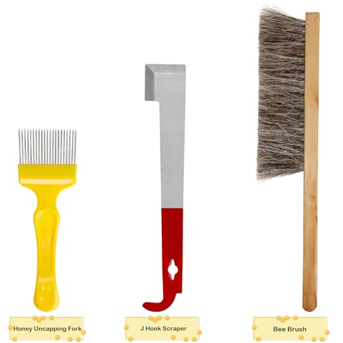 12 PCS Beekeeping Starter Kit, All-in-One Bee Supplies