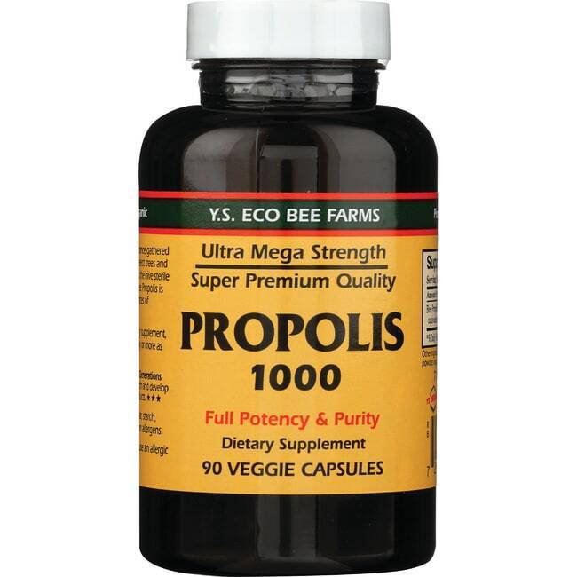 Y.S. Eco Bee Farms Propolis 1000 Capsules 90