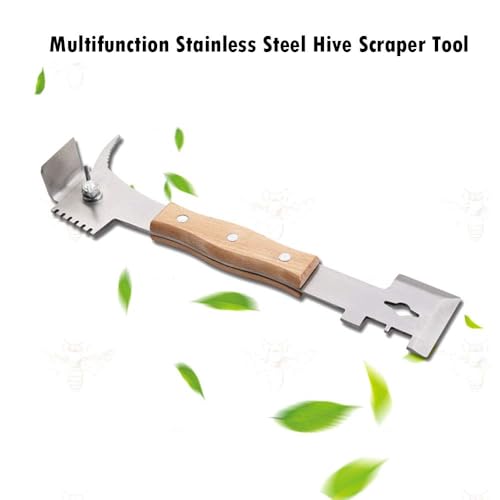 AukBeeFun Steel Hive Tool with 7 Functions