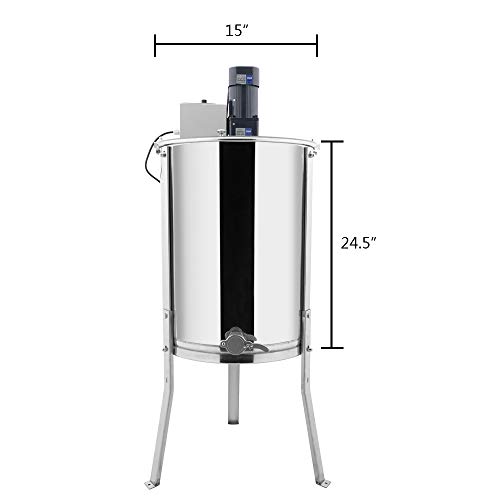 Electric Stainless Steel 4 Frame Honey Extractor