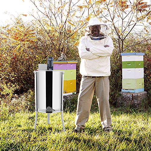 Electric Stainless Steel 4 Frame Honey Extractor