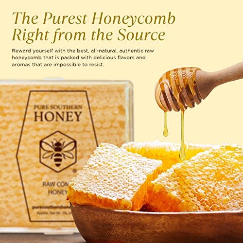 American-Made Raw Edible Honeycomb - 14 oz