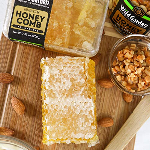 Wild Garden Pure Raw Gourmet Honeycomb, All-Natural | 7.05 oz