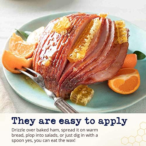 Savannah Bee Acacia Honeycomb: All-Natural, Unfiltered Honey - 5.6oz