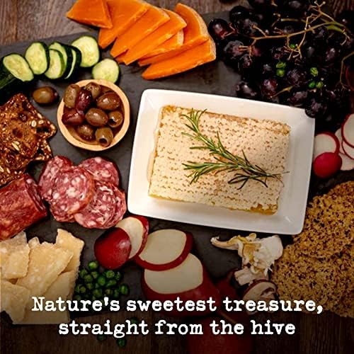 Savannah Bee Acacia Honeycomb: All-Natural, Unfiltered Honey - 5.6oz