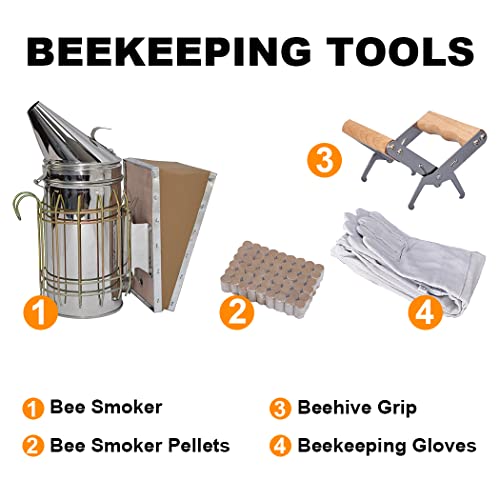 Bee Smoker Starter Kit for Beekeepers: Honey Lake Beekeeping