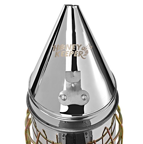 Stainless Steel Bee Hive Smoker with Heat Shield