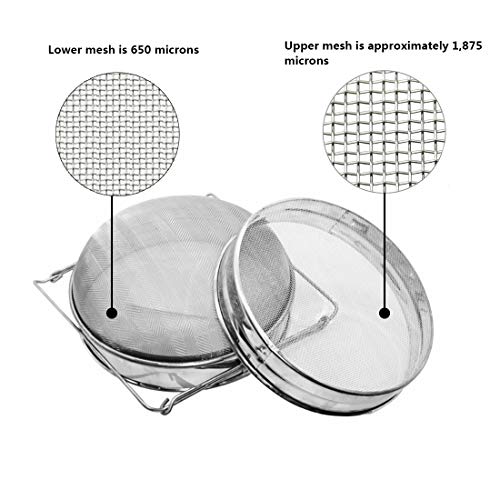 Stainless Steel Double Sieve Honey Strainer - Beekeeping Tools