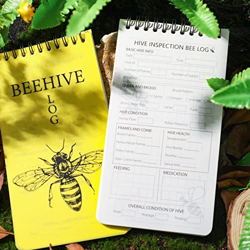 PerKoop Beekeeping Log Book, 3 Pack