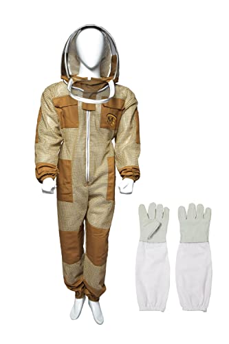 Ventilated 3 Layer Bee Suit with Gloves