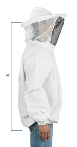 VIVO Professional White Beekeeping Suit with Veil