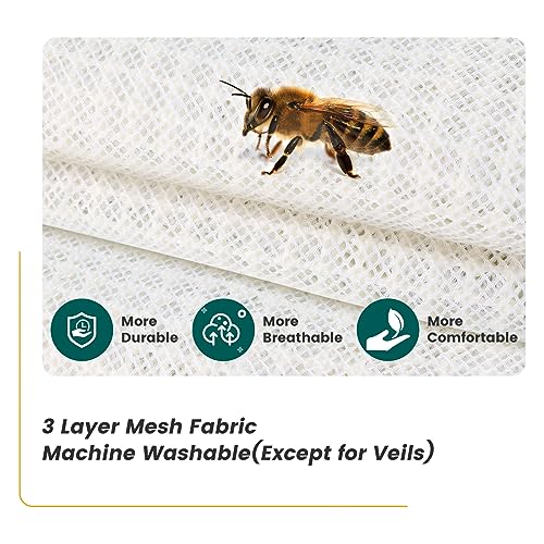 CEED4U Beekeeping Suit, Ventilated Mesh, Professional