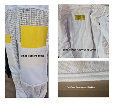 Oz Armour Ventilated Beekeeping Suit with Mesh & Brim Hat