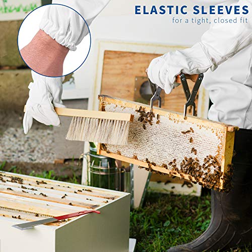 VIVO Professional White Beekeeping Suit with Veil