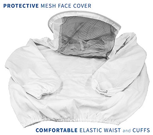 VIVO Professional White Beekeeping Suit with Veil