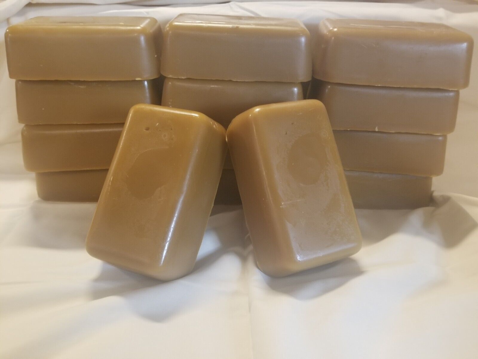 14 Pounds of USA Triple Filtered Beeswax Blocks
