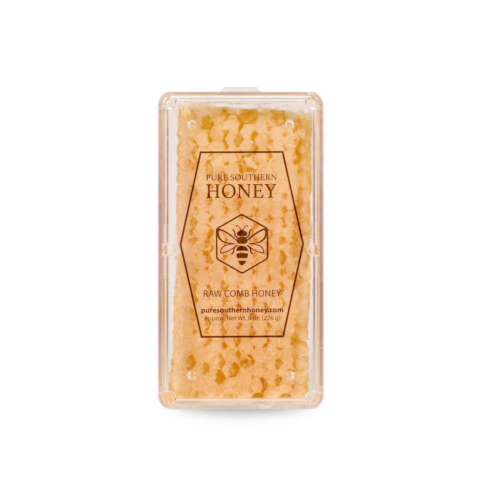 Pure Southern Honey 2023 Raw Honeycomb 2"x4