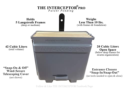 Interceptor Pro Swarm Trap - Complete Kit with Beeswax