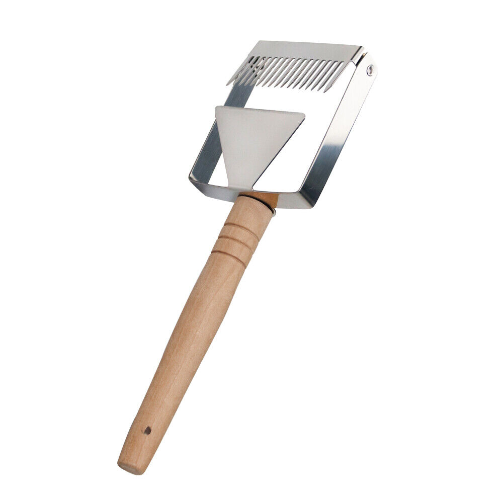 Wooden Handle Honeycomb Cutter Scraper for Beekeeping