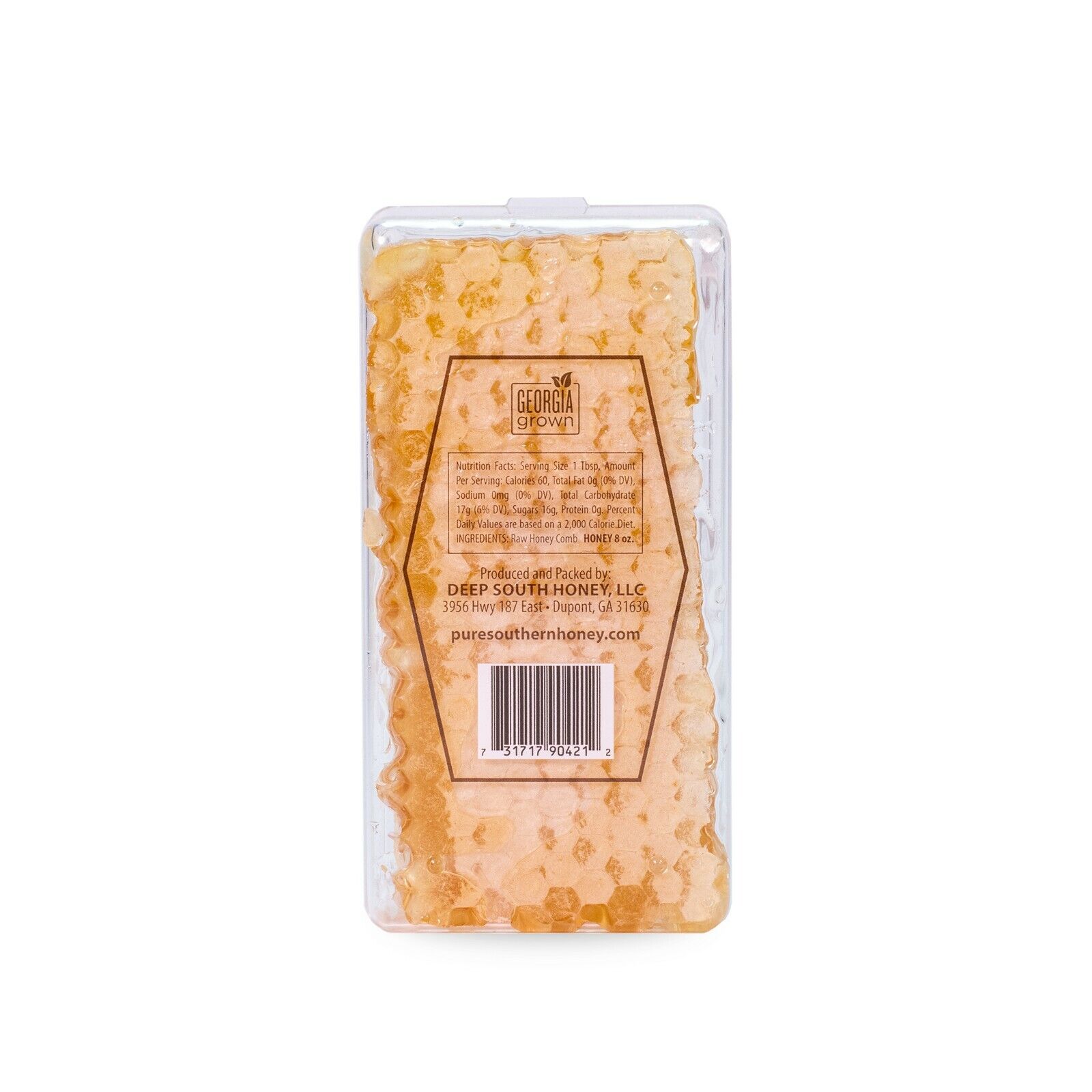Pure Southern Honey 2023 Raw Honeycomb 2"x4
