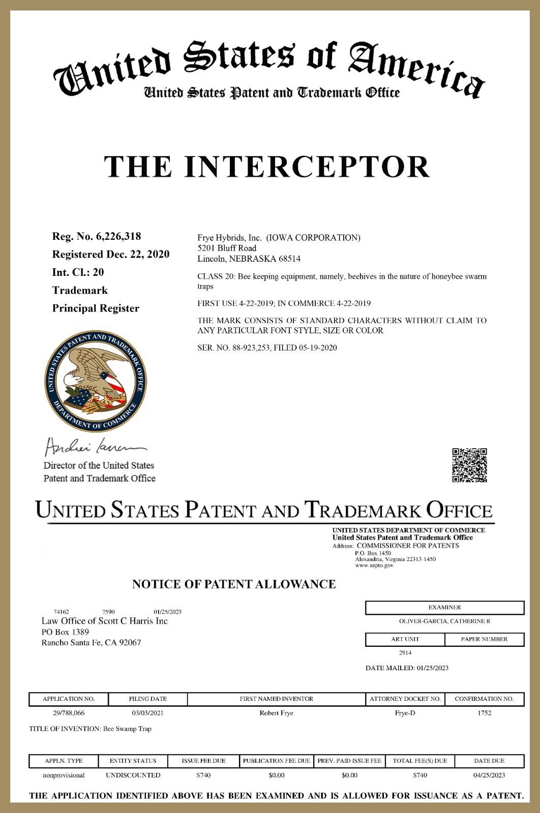 Honeybee Swarm Trap - The Interceptor Pro: Beekeeping lure