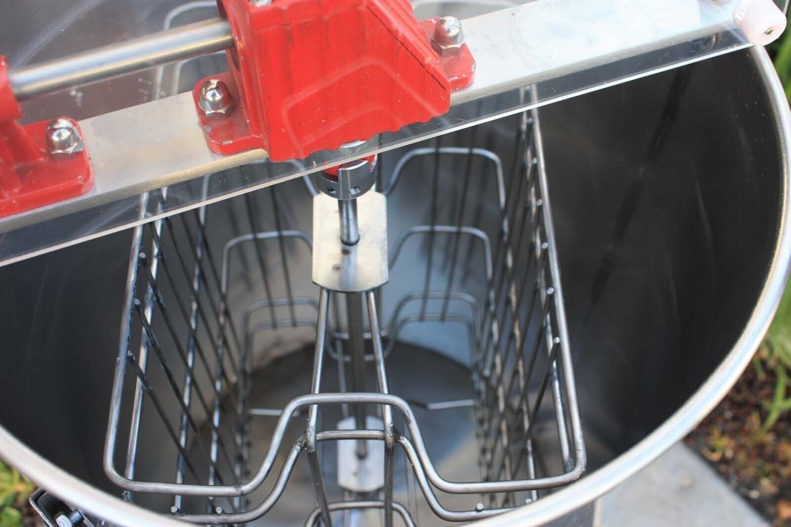 2 Frame Manual Honey Extractor Spinner Drum Tank