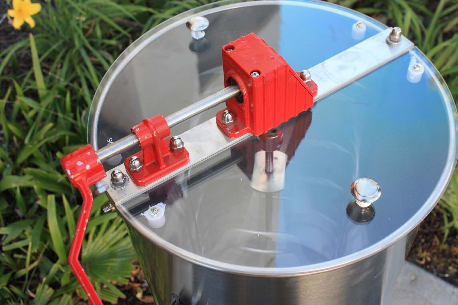 2 Frame Manual Honey Extractor Spinner Drum Tank