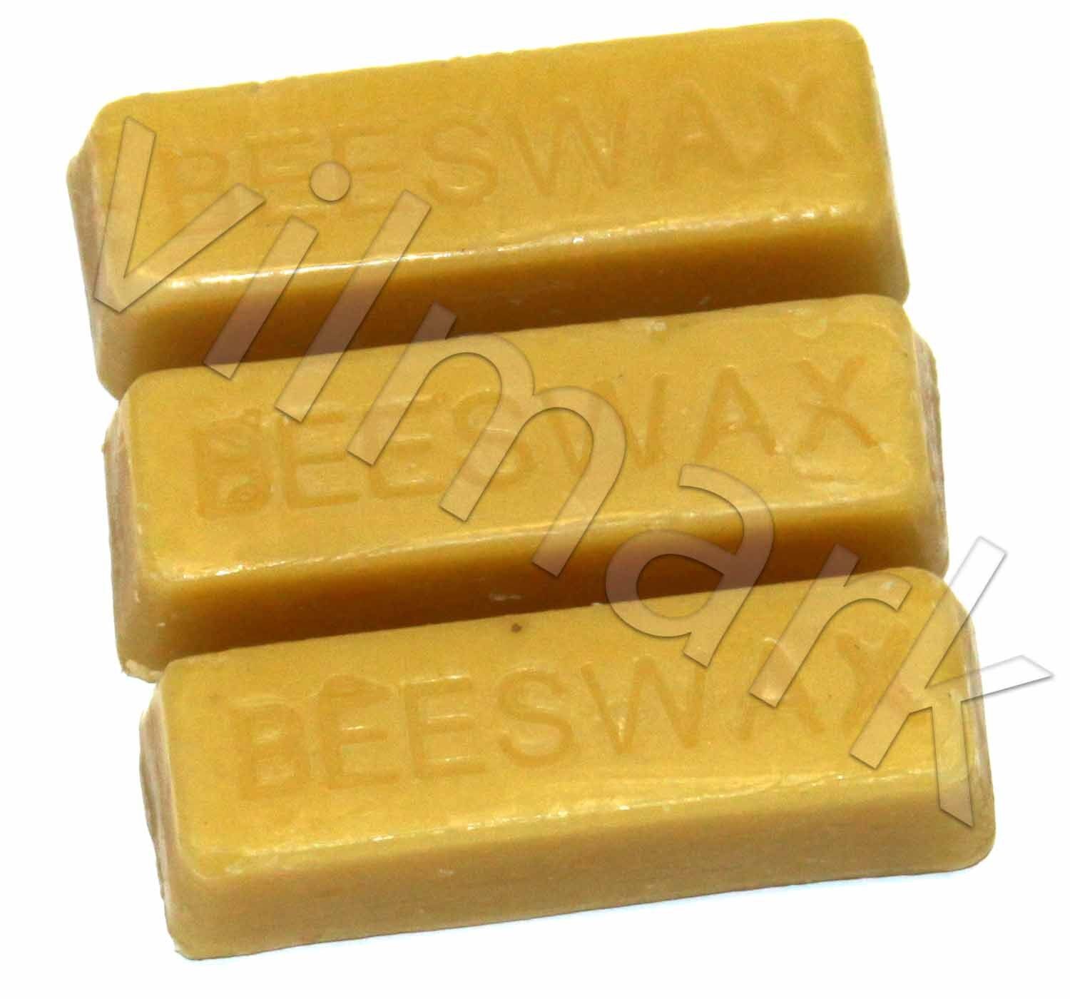 Pure Yellow Beeswax 5 oz Filtered - 5 Bars