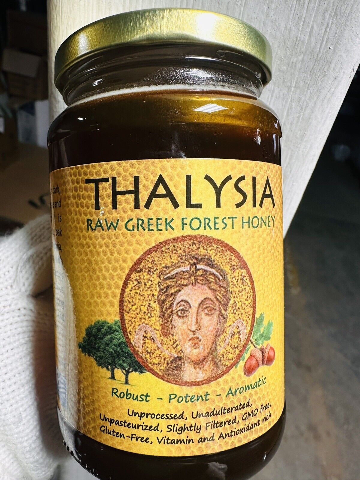 Greek Forest Honey from the Wild Eidiki Forest