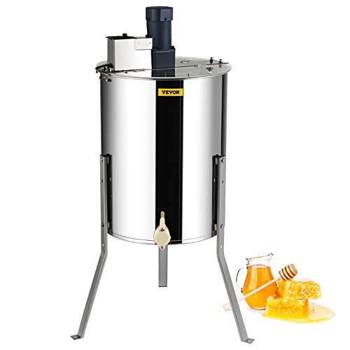 VEVOR Electric Honey Extractor, 4/8 Frame Stainless Steel