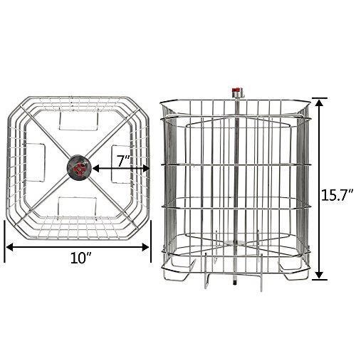 VINGLI 4 Frame Stainless Steel Honey Extractor Spinner