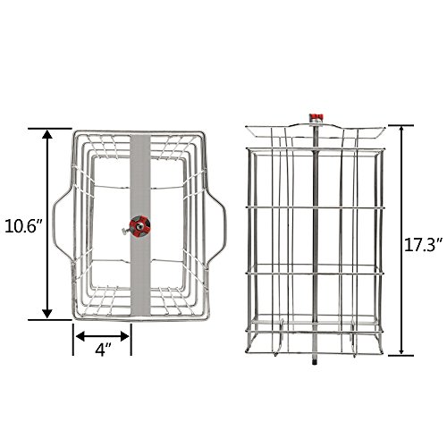 VINGLI 2 Frame Manual Honey Extractor Spinner Drum