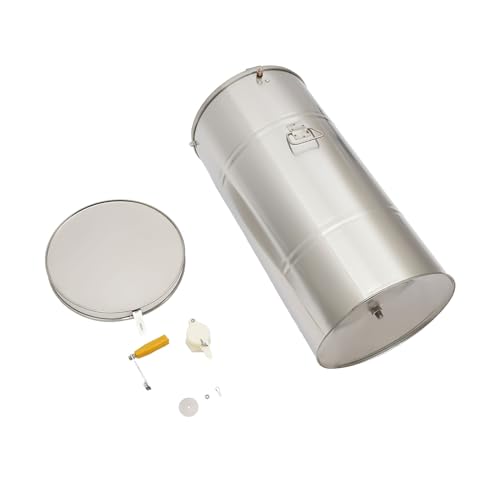 Stainless Steel Manual Crank Honey Extractor, Beekeeper’s Essential